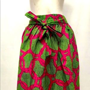 African knee Length Ankara. Skirt